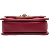 シャネル CHANEL マトラッセフラップバッグ AS1889 30番台 レッド ゴールド金具 カーフスキン レディース ショルダーバッグ