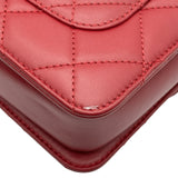 シャネル CHANEL マトラッセフラップバッグ AS1889 30番台 レッド ゴールド金具 カーフスキン レディース ショルダーバッグ