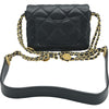 シャネル CHANEL ミニフラップチェーンショルダーバッグ AS3368 ブラック ゴールド金具 キャビアアスキン レディース ショルダーバッグ