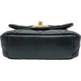 シャネル CHANEL ミニフラップチェーンショルダーバッグ AS3368 ブラック ゴールド金具 キャビアアスキン レディース ショルダーバッグ