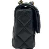 シャネル CHANEL ミニマトラッセ18 AS5098 ブラック ゴールド金具 キャビアスキン レディース ショルダーバッグ