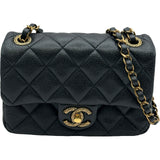 シャネル CHANEL ミニマトラッセ18 AS5098 ブラック ゴールド金具 キャビアスキン レディース ショルダーバッグ