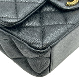 シャネル CHANEL ミニマトラッセ18 AS5098 ブラック ゴールド金具 キャビアスキン レディース ショルダーバッグ