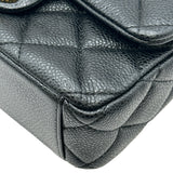 シャネル CHANEL ミニマトラッセ18 AS5098 ブラック ゴールド金具 キャビアスキン レディース ショルダーバッグ