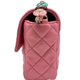 シャネル CHANEL マトラッセミニフラップバッグ AS3783 ピンク ゴールド金具 ラムスキン レディース ショルダーバッグ