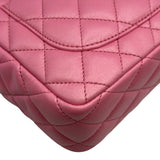 シャネル CHANEL マトラッセミニフラップバッグ AS3783 ピンク ゴールド金具 ラムスキン レディース ショルダーバッグ