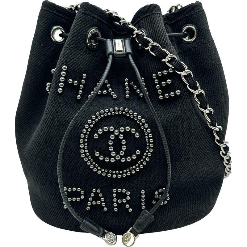 シャネル CHANEL ドーヴィル巾着ショルダーバッグ AS1045 29番台