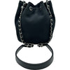 シャネル CHANEL ドーヴィル巾着ショルダーバッグ AS1045 29番台 ブラック シルバー金具 キャンバス レディース ショルダーバッグ