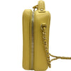 シャネル CHANEL CCフィリグリー2WAYショルダーバッグ AS0988 28番台 イエロー ゴールド金具 キャビアスキン レディース ショルダーバッグ