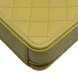 シャネル CHANEL CCフィリグリー2WAYショルダーバッグ AS0988 28番台 イエロー ゴールド金具 キャビアスキン レディース ショルダーバッグ
