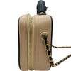 シャネル CHANEL CCフィリグリースモールバニティショルダーバッグ A93342 27番台 ベージュ ゴールド金具 キャビアスキン レディース ショルダーバッグ