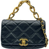 シャネル CHANEL ミニマトラッセ2WAYショルダーバッグ AS3365 ブラック ゴールド金具 ラムスキン レディース ショルダーバッグ