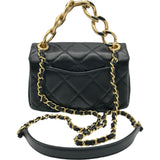 シャネル CHANEL ミニマトラッセ2WAYショルダーバッグ AS3365 ブラック ゴールド金具 ラムスキン レディース ショルダーバッグ