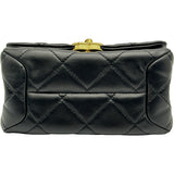 シャネル CHANEL ミニマトラッセ2WAYショルダーバッグ AS3365 ブラック ゴールド金具 ラムスキン レディース ショルダーバッグ