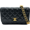 シャネル CHANEL マトラッセチェーンウォレット AP3113 ブラック ゴールド金具 キャビアアスキン レディース ショルダーバッグ