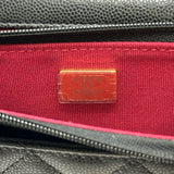 シャネル CHANEL マトラッセチェーンウォレット AP3113 ブラック ゴールド金具 キャビアアスキン レディース ショルダーバッグ