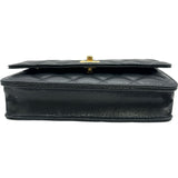 シャネル CHANEL マトラッセチェーンウォレット AP3113 ブラック ゴールド金具 キャビアアスキン レディース ショルダーバッグ