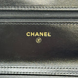 シャネル CHANEL CHANEL31 チェーンウォレット AP2703 ブラック ゴールド金具 パテントカーフスキン レディース ショルダーバッグ