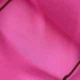 エルメス HERMES エールバッグジップPM ヴェルソ U刻印 ルージュアッシュ/ローズバブルガム シルバー金具 トワル/ヴァッシュ レディース ショルダーバッグ