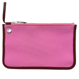 エルメス HERMES エールバッグジップPM ヴェルソ U刻印 ルージュアッシュ/ローズバブルガム シルバー金具 トワル/ヴァッシュ レディース ショルダーバッグ