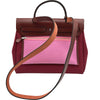エルメス HERMES エールバッグジップPM ヴェルソ U刻印 ルージュアッシュ/ローズバブルガム シルバー金具 トワル/ヴァッシュ レディース ショルダーバッグ