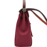 エルメス HERMES エールバッグジップPM ヴェルソ U刻印 ルージュアッシュ/ローズバブルガム シルバー金具 トワル/ヴァッシュ レディース ショルダーバッグ