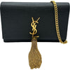 サンローラン SAINT LAURENT ケイトチェーンウォレット 452159 ブラックー ゴールド金具 レザー レディース ショルダーバッグ