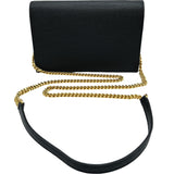 サンローラン SAINT LAURENT ケイトチェーンウォレット 452159 ブラックー ゴールド金具 レザー レディース ショルダーバッグ