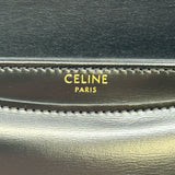 セリーヌ CELINE ティーンブザス 110413 ブラック ゴールド金具 シャイニーカーフアスキン レディース ショルダーバッグ