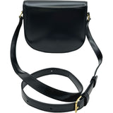 セリーヌ CELINE ティーンブザス 110413 ブラック ゴールド金具 シャイニーカーフアスキン レディース ショルダーバッグ