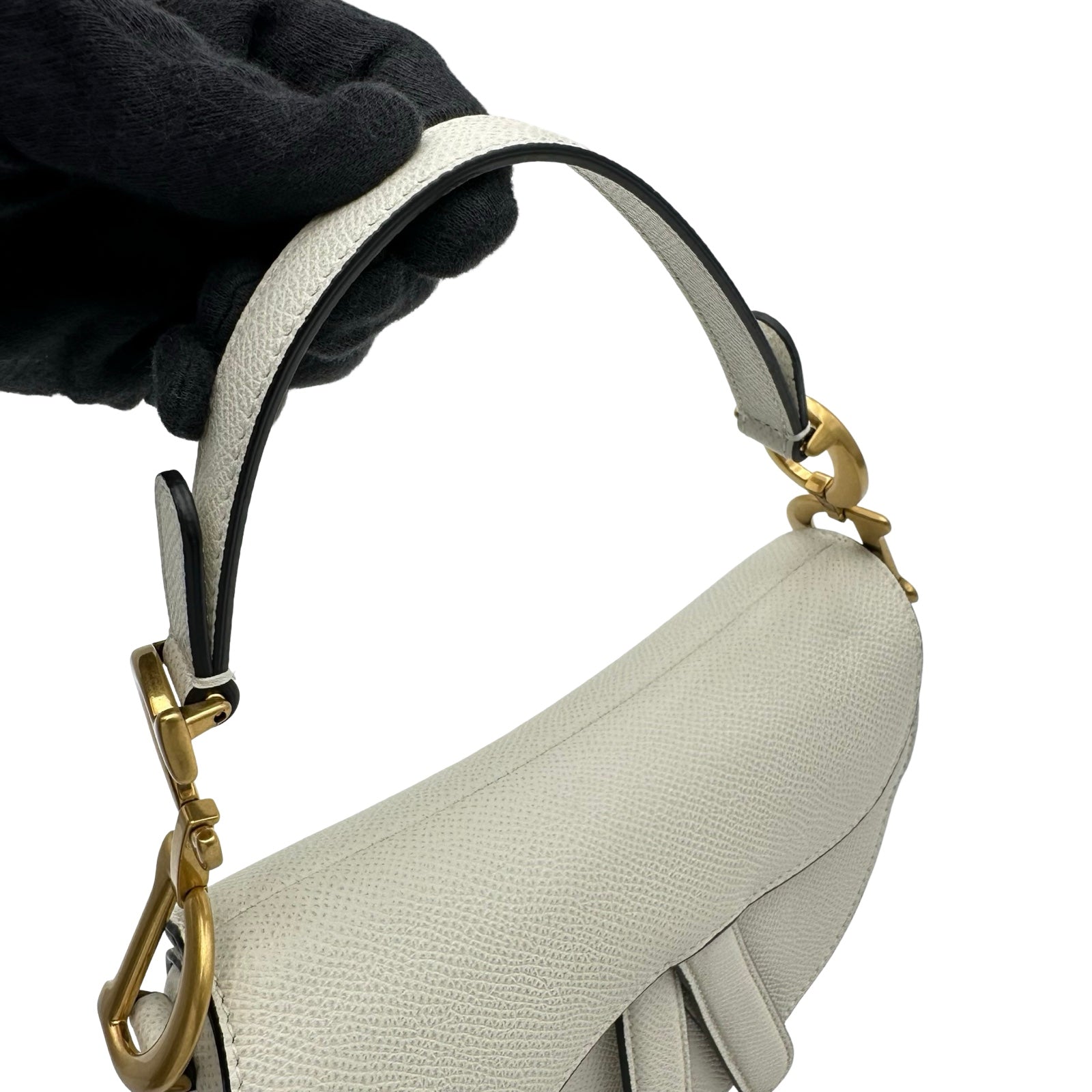 DIOR VIPノベルティ ハンドバッグ　ショルダーバッグ　新品 クリスチャン・ディオール Christian Dior ミニサドルバッグ ホワイト