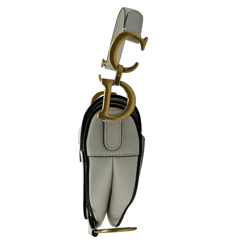 DIOR VIPノベルティ ハンドバッグ　ショルダーバッグ　新品 クリスチャン・ディオール Christian Dior ミニサドルバッグ ホワイト