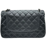 シャネル CHANEL デカマトラッセ30 A58600 16番台 ブラック シルバー金具 キャビアスキン レディース ショルダーバッグ