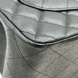 シャネル CHANEL デカマトラッセ30 A58600 16番台 ブラック シルバー金具 キャビアスキン レディース ショルダーバッグ