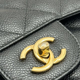 シャネル CHANEL デカマトラッセ30 A58600 24番台 ブラック ゴールド金具 キャビアスキン レディース ショルダーバッグ