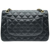 シャネル CHANEL デカマトラッセ30 A58600 24番台 ブラック ゴールド金具 キャビアスキン レディース ショルダーバッグ