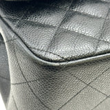 シャネル CHANEL デカマトラッセ30 A58600 24番台 ブラック ゴールド金具 キャビアスキン レディース ショルダーバッグ