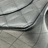 シャネル CHANEL デカマトラッセ30 A58600 24番台 ブラック ゴールド金具 キャビアスキン レディース ショルダーバッグ
