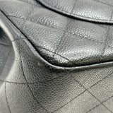 シャネル CHANEL デカマトラッセ30 A58600 24番台 ブラック ゴールド金具 キャビアスキン レディース ショルダーバッグ