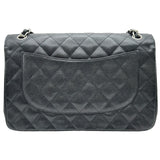 シャネル CHANEL デカマトラッセ30 A58600 21番台 ブラック シルバー金具 キャビアスキン レディース ショルダーバッグ