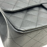 シャネル CHANEL デカマトラッセ30 A58600 21番台 ブラック シルバー金具 キャビアスキン レディース ショルダーバッグ