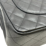 シャネル CHANEL デカマトラッセ30 A58600 21番台 ブラック シルバー金具 キャビアスキン レディース ショルダーバッグ