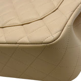 シャネル CHANEL デカマトラッセ30 A58600 15番台 ベージュ シルバー金具 ラムスキン レディース ショルダーバッグ