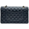 シャネル CHANEL マトラッセ25 A01112 28番台 ネイビー ゴールド金具 キャビアスキン レディース ショルダーバッグ