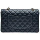 シャネル CHANEL マトラッセ25 A01112 28番台 ネイビー ゴールド金具 キャビアスキン レディース ショルダーバッグ