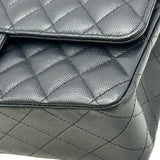 シャネル CHANEL マトラッセ25 A01112 28番台 ネイビー ゴールド金具 キャビアスキン レディース ショルダーバッグ