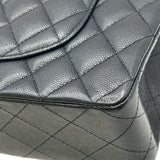 シャネル CHANEL マトラッセ25 A01112 28番台 ネイビー ゴールド金具 キャビアスキン レディース ショルダーバッグ