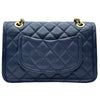 シャネル CHANEL マトラッセフラップチェーンショルダー 31番台 ネイビ ゴールド金具 キャビアスキン レディース ショルダーバッグ
