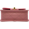 シャネル CHANEL スモール トップハンドル フラップバッグ AS3652 ピンク キャビアスキン レディース ショルダーバッグ