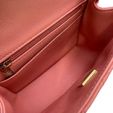 シャネル CHANEL ミニマトラッセ18 A35200 ピンク ゴールド金具 ラムスキン レディース ショルダーバッグ